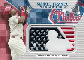 2017 Topps - Independence Day Commemorative MLB Logo Patch #IDML-MF Maikel Franco Front