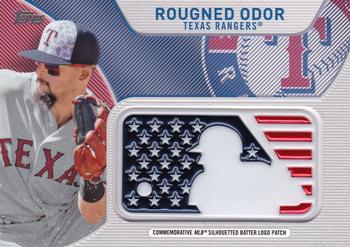2017 Topps - Independence Day Commemorative MLB Logo Patch #IDML-RO Rougned Odor Front