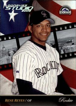 2002 Donruss Studio #240 Rene Reyes Front