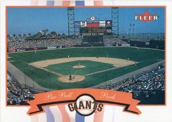 2002 Fleer #537 Pac Bell Park Front