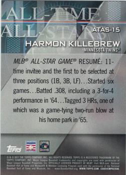 2017 Topps - All-Time All-Stars Blue #ATAS-15 Harmon Killebrew Back
