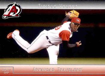 2017 Grandstand Arkansas Travelers #NNO Thyago Vieira Front