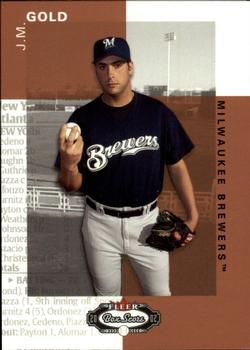 2002 Fleer Box Score #154 J.M. Gold Front