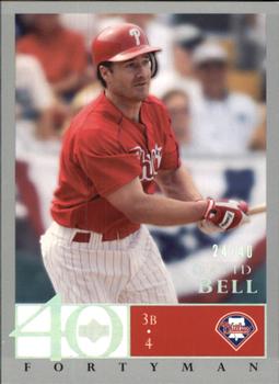 2003 Upper Deck 40-Man - Rainbow #666 David Bell Front