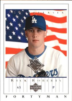 2003 Upper Deck 40-Man - Red White and Blue #928 Rick Roberts Front