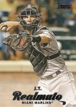 2017 Stadium Club - Black Foil #71 J.T. Realmuto Front