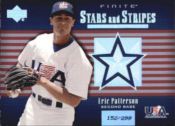 2003 Upper Deck Finite - Stars and Stripes #USA-15 Eric Patterson Front