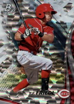 2017 Bowman Platinum - Top Prospects Ice #TP-TF T.J. Friedl Front
