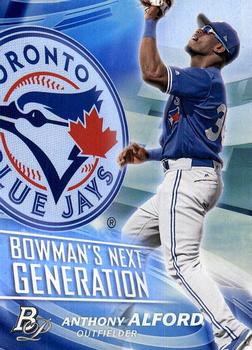 2017 Bowman Platinum - Bowman's Next Generation #BNG-AA Anthony Alford Front