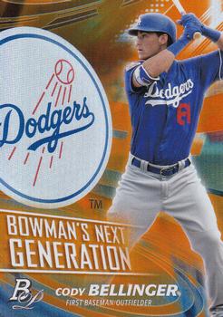 2017 Bowman Platinum - Bowman's Next Generation Orange #BNG-CB Cody Bellinger Front