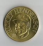 1990 Bandai Sport Star Collector Coins #NNO Rickey Henderson Front
