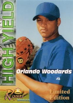 2001 Royal Rookies Futures - Limited Edition High Yield #HY-03 Orlando Woodards Front