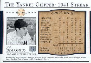 2003 Upper Deck Play Ball - Yankee Clipper 1941 Streak #S-37 Joe DiMaggio Front