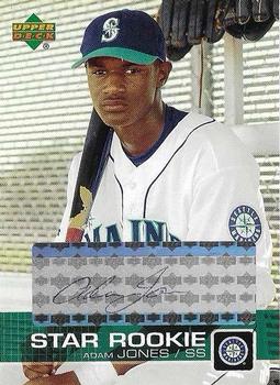 2003 Upper Deck Prospect Premieres - Autographs #P7 Adam Jones Front