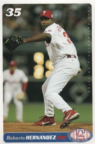 2004 Philadelphia Phillies Photocards #NNO Roberto Hernandez Front