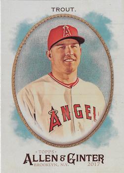 2017 Topps Allen & Ginter - Foil #10 Mike Trout Front