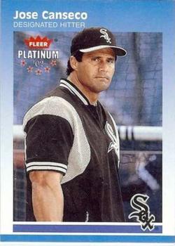 2002 Fleer Platinum #150 Jose Canseco Front