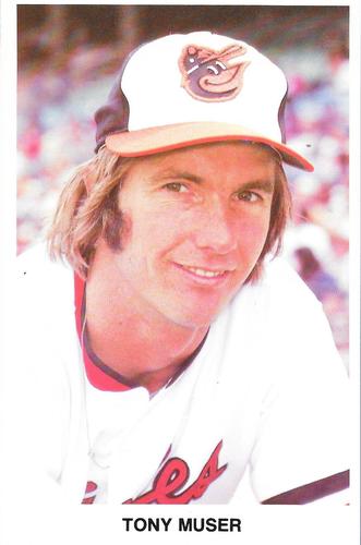 1977 Baltimore Orioles Photocards #NNO Tony Muser Front