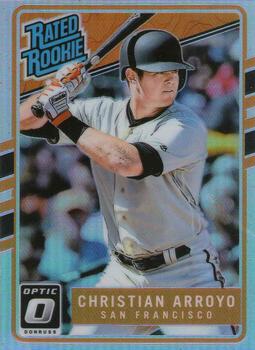 2017 Donruss Optic - Holo #63 Christian Arroyo Front