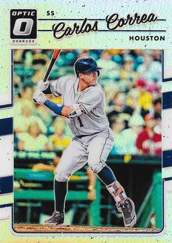 2017 Donruss Optic - Holo #100 Carlos Correa Front