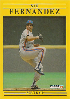 1991 Fleer #146 Sid Fernandez Front