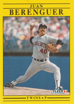 1991 Fleer #604 Juan Berenguer Front