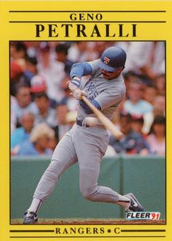 1991 Fleer #296 Geno Petralli Front