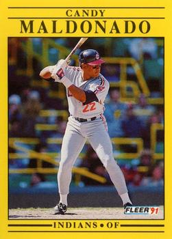 1991 Fleer #373 Candy Maldonado Front