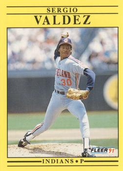 1991 Fleer #380 Sergio Valdez Front