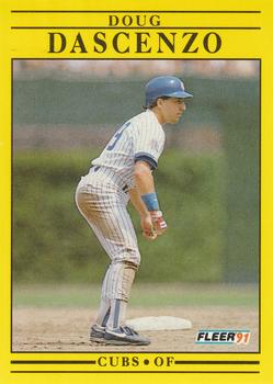 1991 Fleer #418 Doug Dascenzo Front