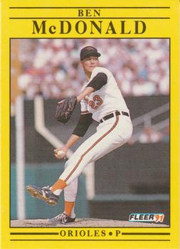 1991 Fleer #481 Ben McDonald Front