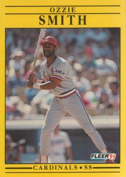 1991 Fleer #646 Ozzie Smith Front