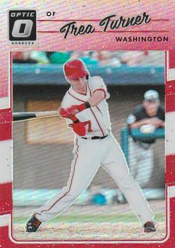 2017 Donruss Optic - Red #154 Trea Turner Front