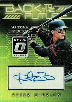 2017 Donruss Optic - Back to the Future Signatures Gold #BFS-PB Peter O'Brien Front