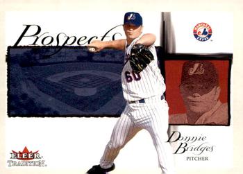 2002 Fleer Tradition #451 Donnie Bridges Front