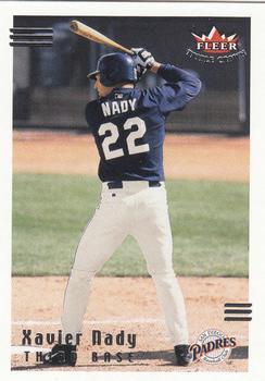 2002 Fleer Triple Crown #47 Xavier Nady Front