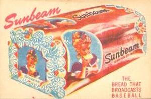 1947 Sunbeam Bread Sacramento Solons #NNO Chuck Cronin Back