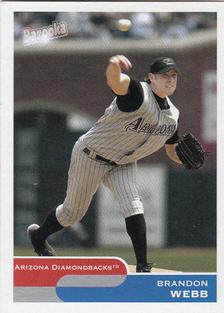 2004 Bazooka - Minis #120 Brandon Webb Front