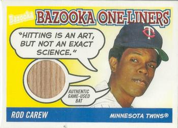 2004 Bazooka - Bazooka One-Liners Relics #BOL-RC Rod Carew Front