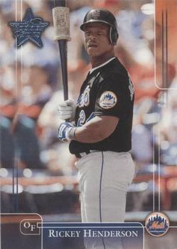 2002 Leaf Rookies & Stars #18 Rickey Henderson Front