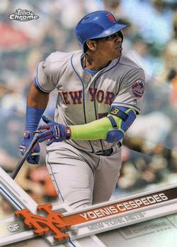 2017 Topps Chrome - Refractor #21 Yoenis Cespedes Front