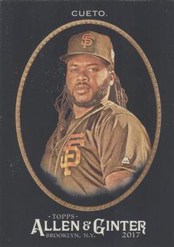 2017 Topps Allen & Ginter X #219 Johnny Cueto Front