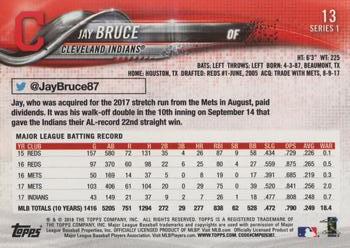 2018 Topps #13 Jay Bruce Back