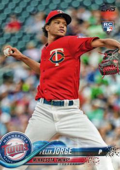 2018 Topps #410 Felix Jorge Front