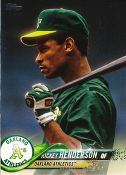 2018 Topps #431 Rickey Henderson Front