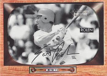 2004 Bowman Heritage - Black and White #61 Scott Rolen Front
