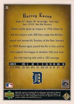 2002 SP Legendary Cuts #35 Harvey Kuenn Back