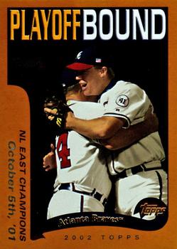 2002 Topps #354 Atlanta Braves Front