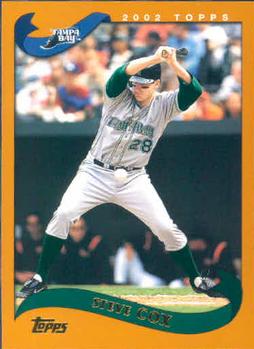 2002 Topps #592 Steve Cox Front