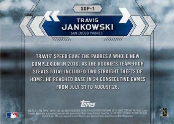 2017 Topps National Baseball Card Day - San Diego Padres #SDP-1 Travis Jankowski Back